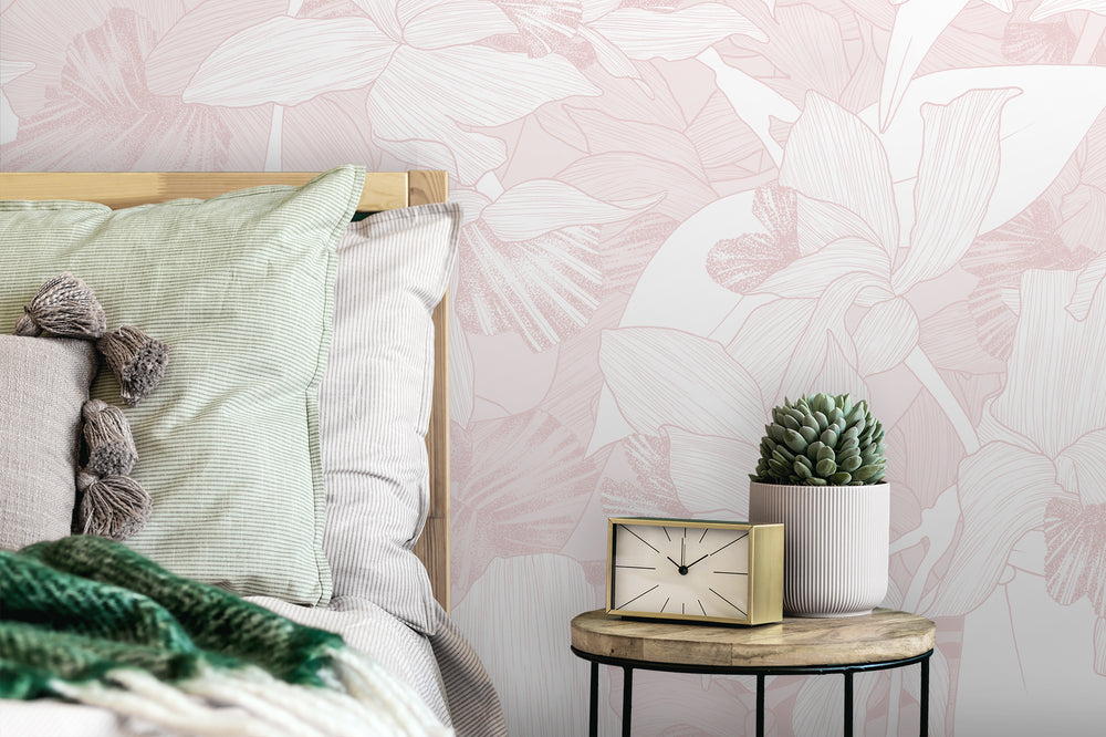 Night Blossom in Peony Made to Measure Mural