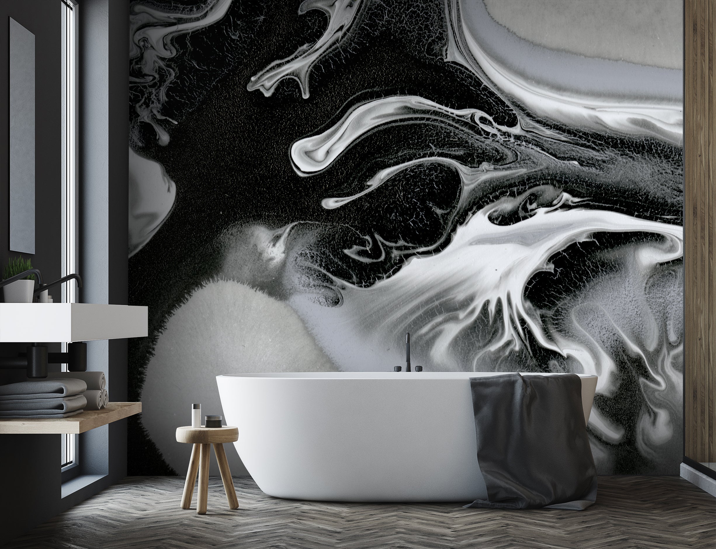 Image of Obsidian Made to Measure Mural