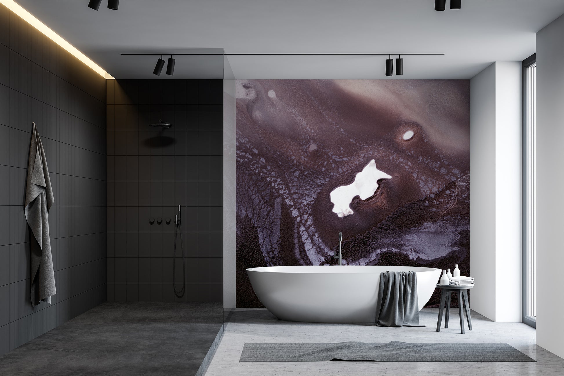 Orchid Swirl Made To Measure Mural