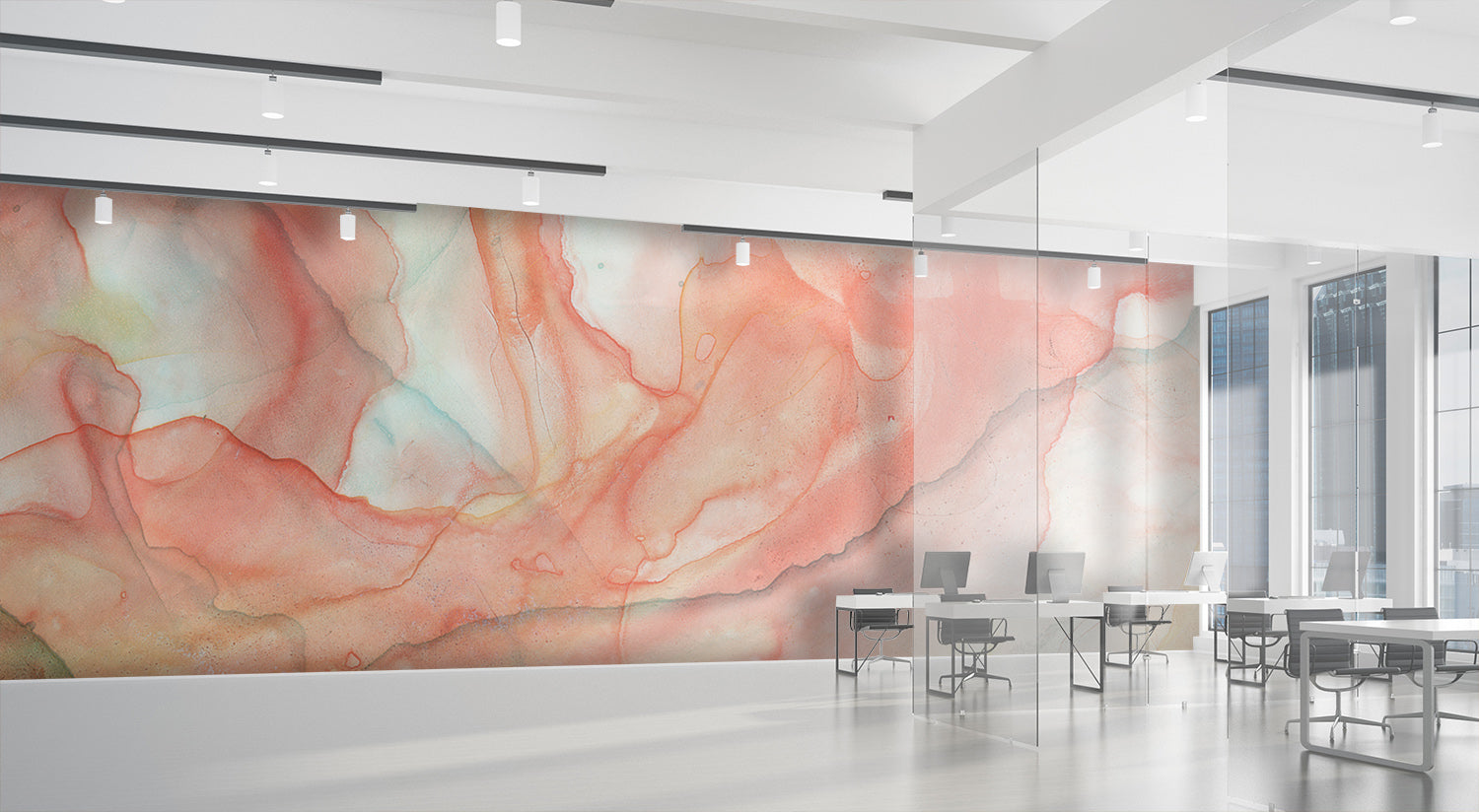 Image of Pacific Swirl Made To Measure Mural