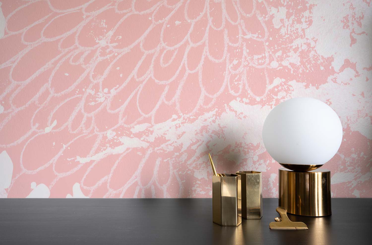 Image of Phyllary in Blush Made to Measure Mural