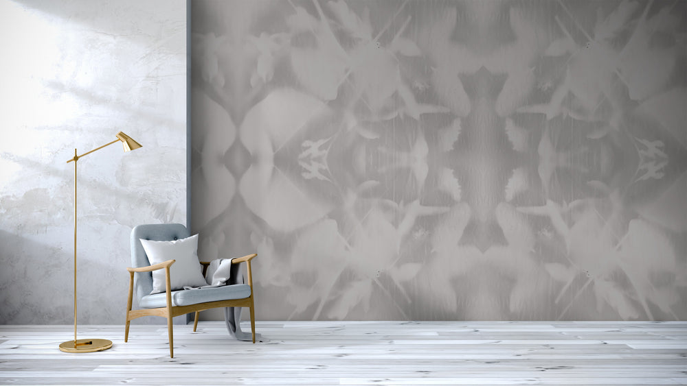 Plume in Pearl Made to Measure Mural