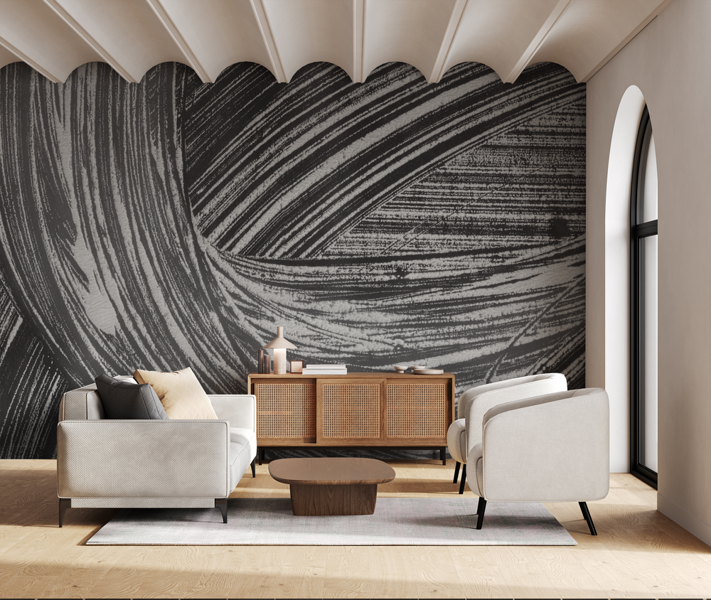 Point Reyes in Cinder - Wallpaper Mural - Quick Ship