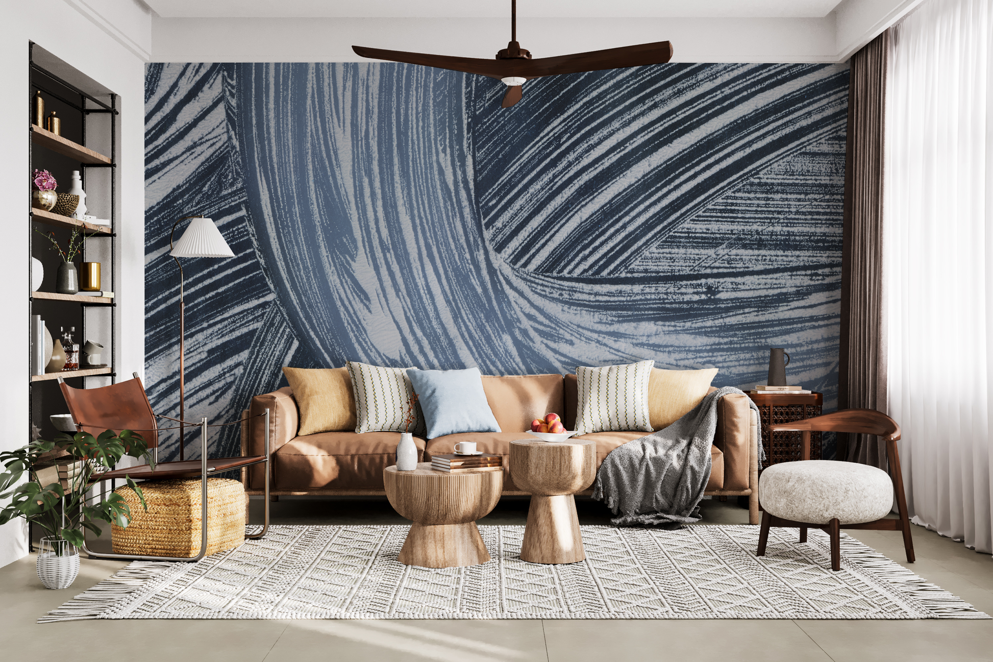 Point Reyes in Midnight - Wallpaper Mural - Quick Ship