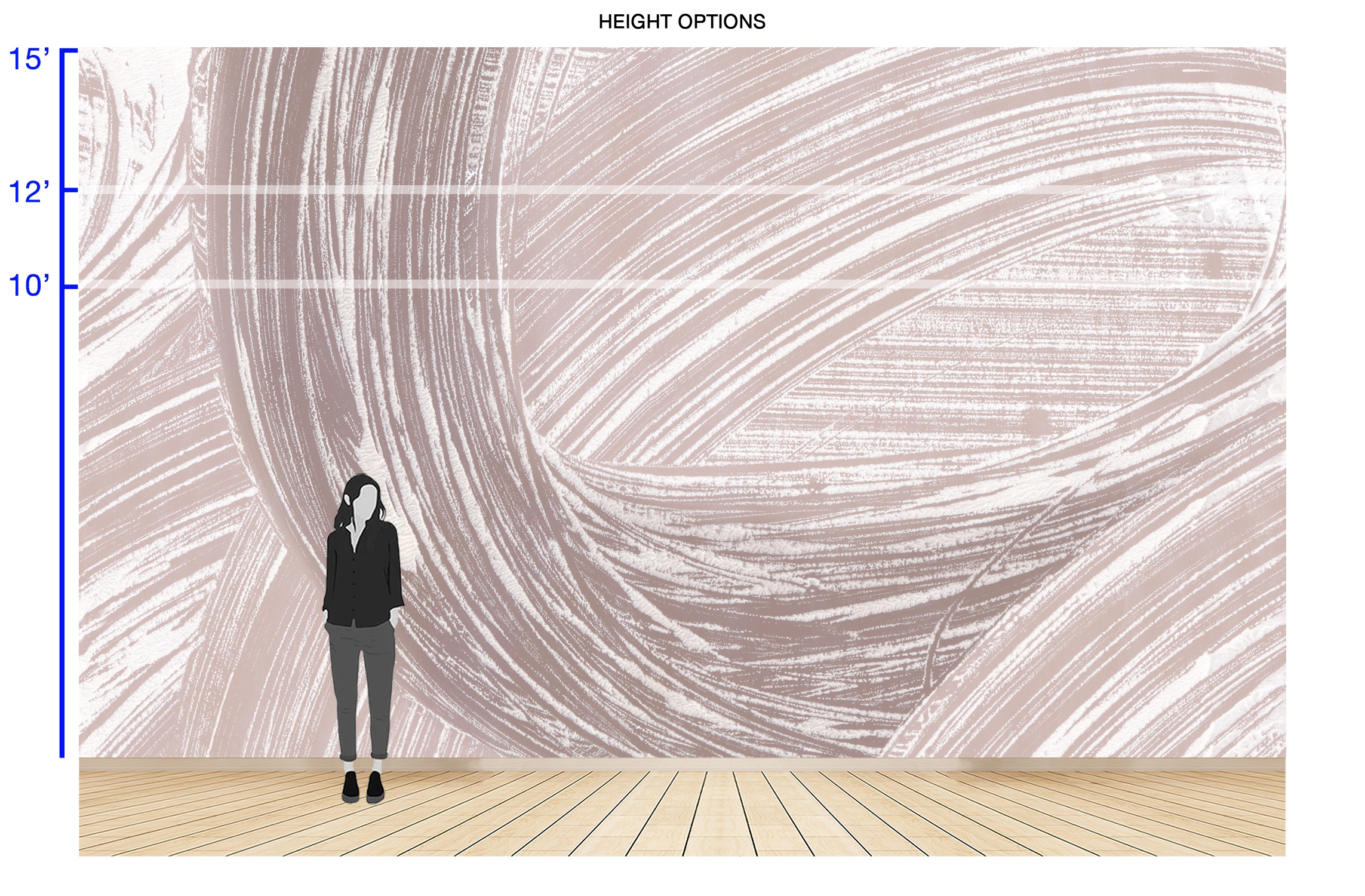 Image of Point Reyes in Rosewater - Wallpaper Mural - Quick Ship