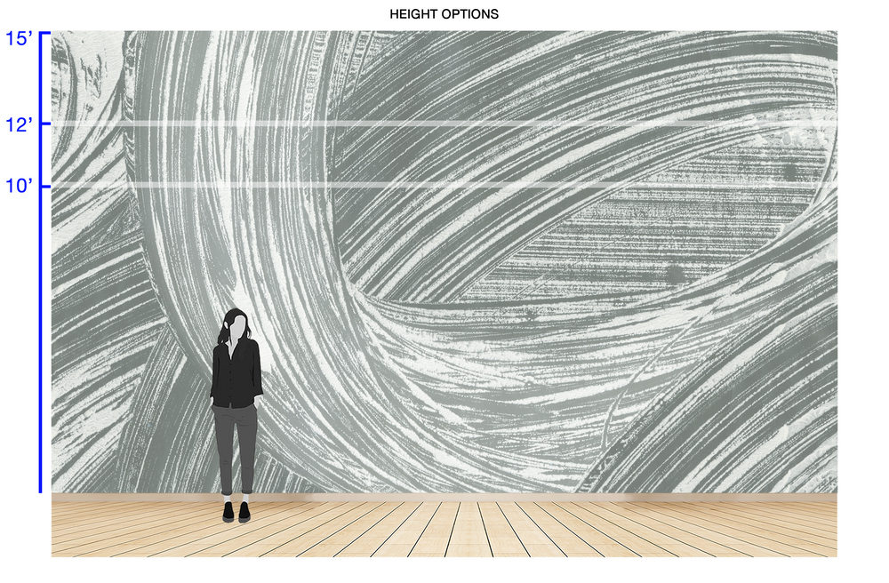 Point Reyes in Willow - Wallpaper Mural - Quick Ship