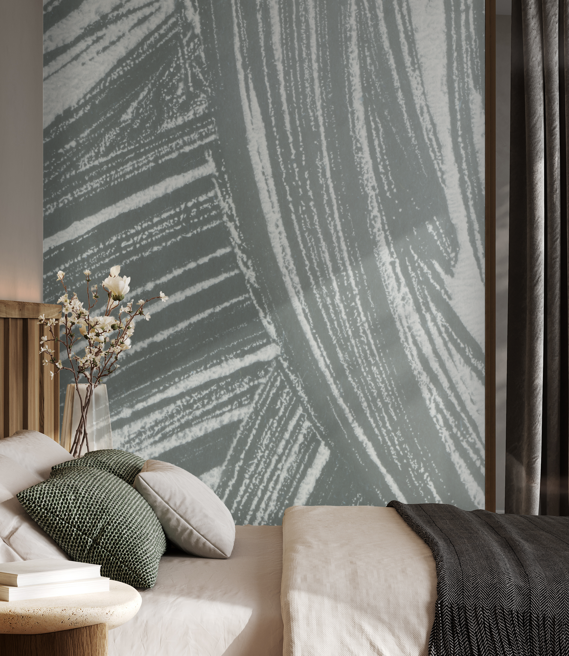 Point Reyes in Willow - Wallpaper Mural - Quick Ship