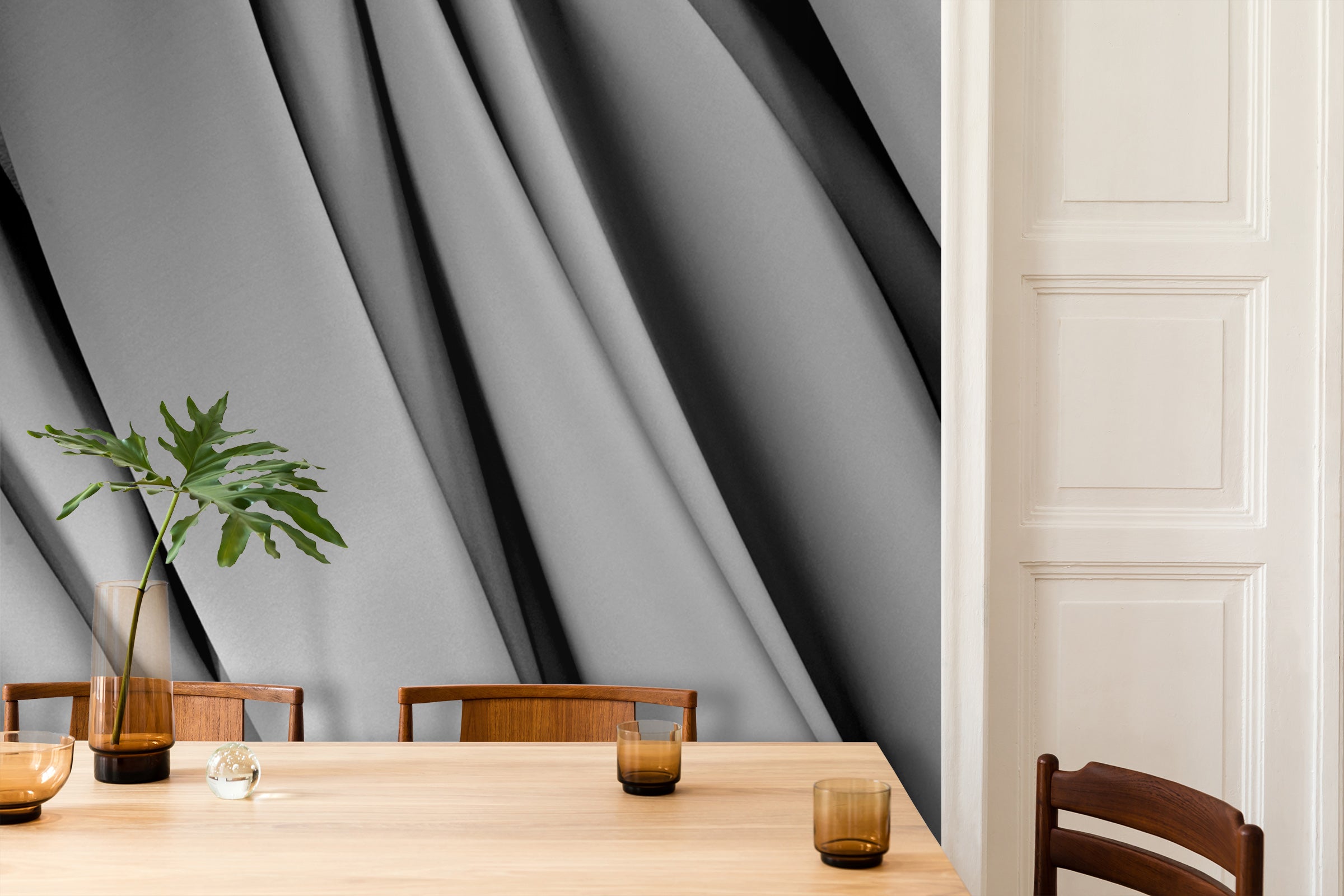 Image of Profundeur Gris Made to Measure Mural
