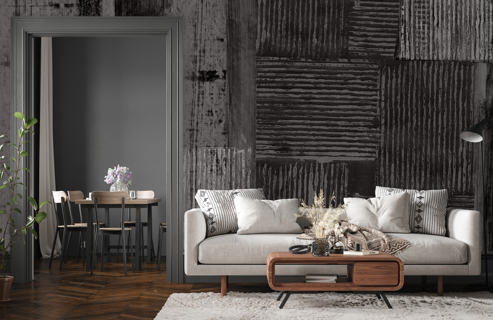 Redwoods in Cinder - Wallpaper Mural - Quick Ship