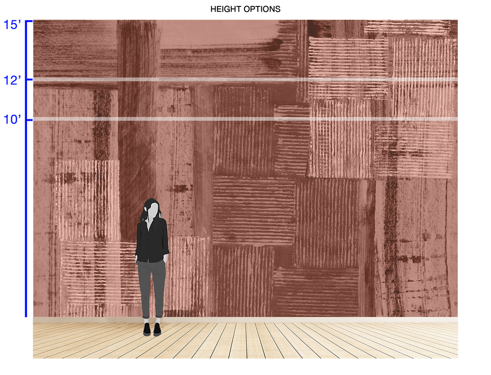 Redwoods in Cinnabar - Wallpaper Mural - Quick Ship