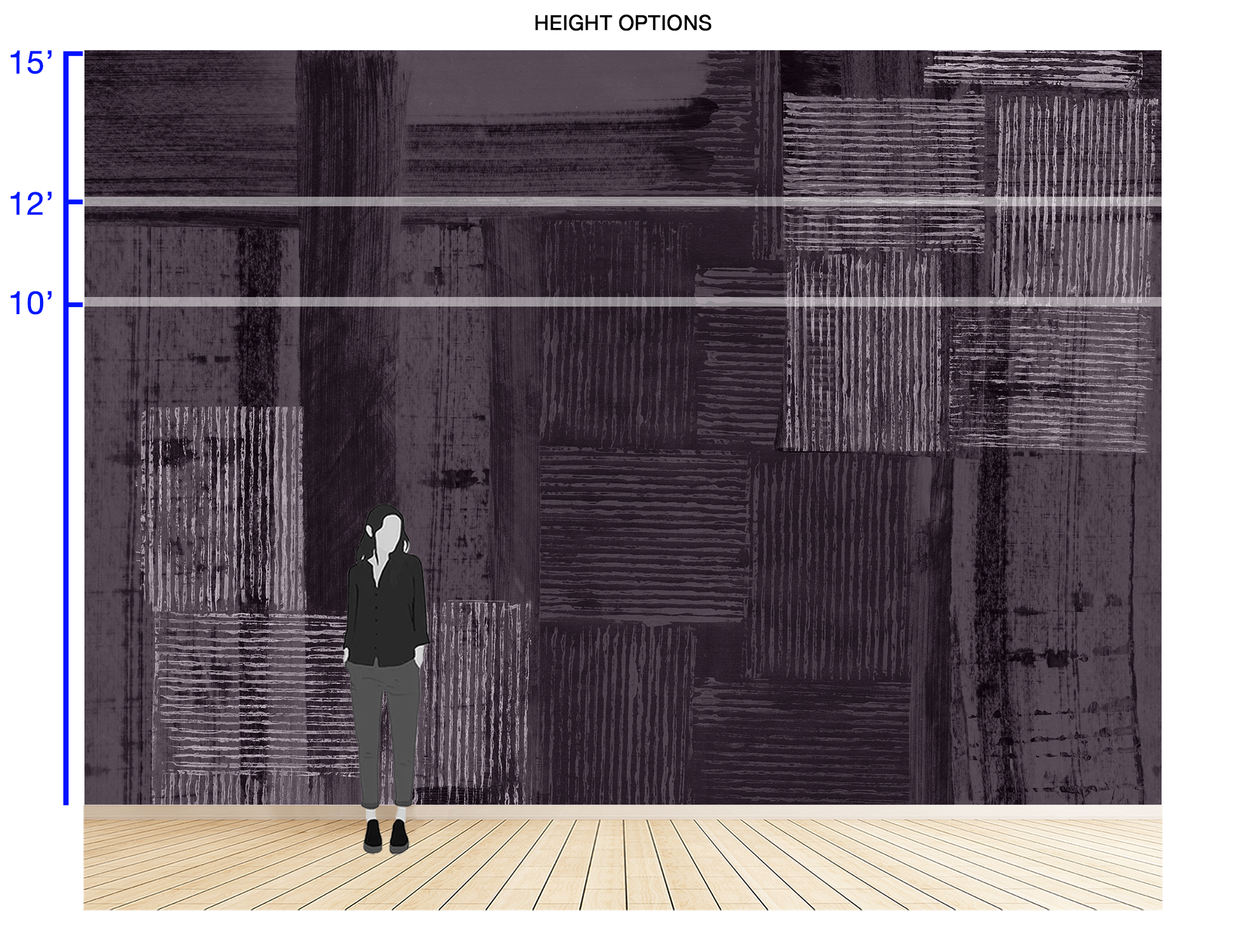 Image of Redwoods in Orchid Mist - Wallpaper Mural - Quick Ship