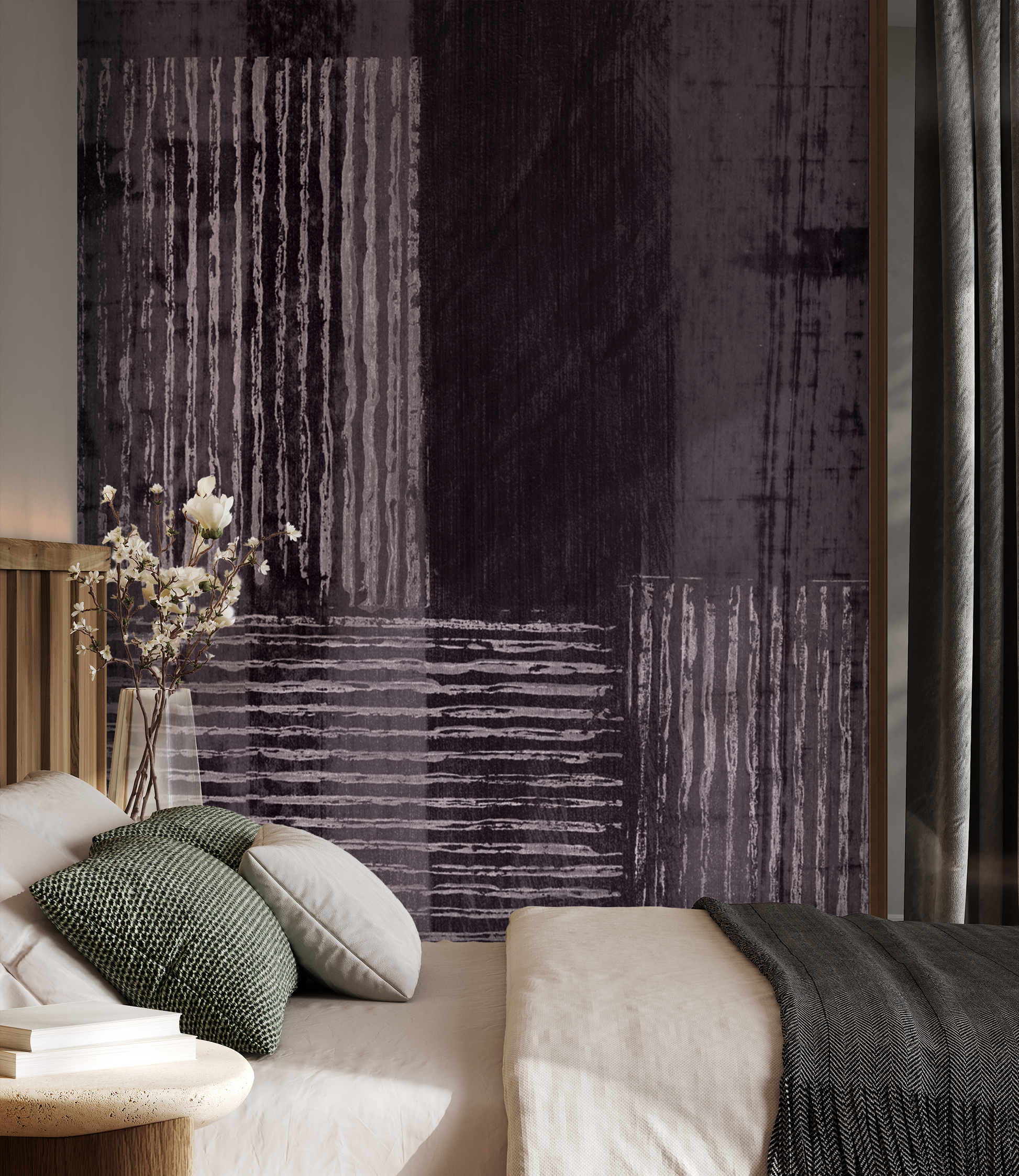 Redwoods in Orchid Mist - Wallpaper Mural - Quick Ship