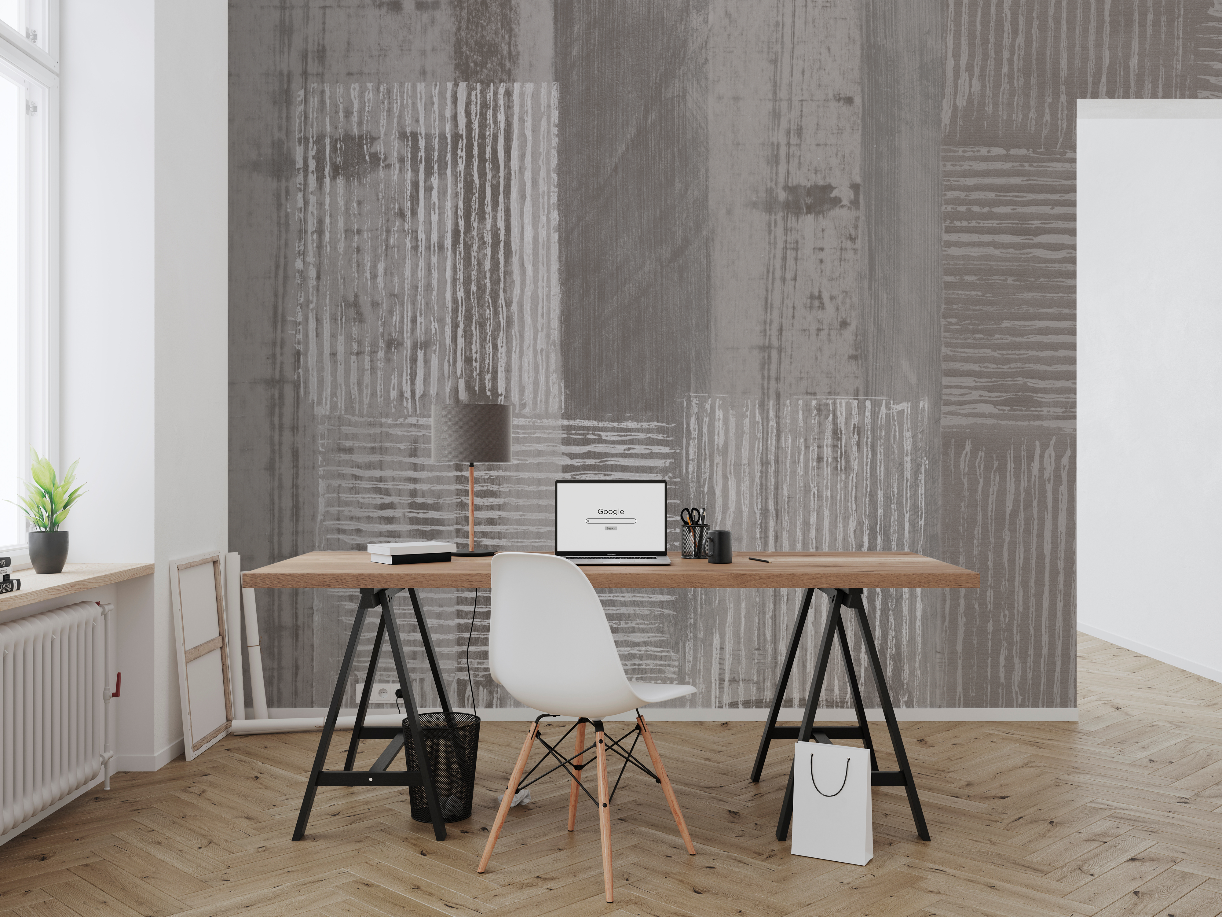 Image of Redwoods in Pebble - Wallpaper Mural - Quick Ship