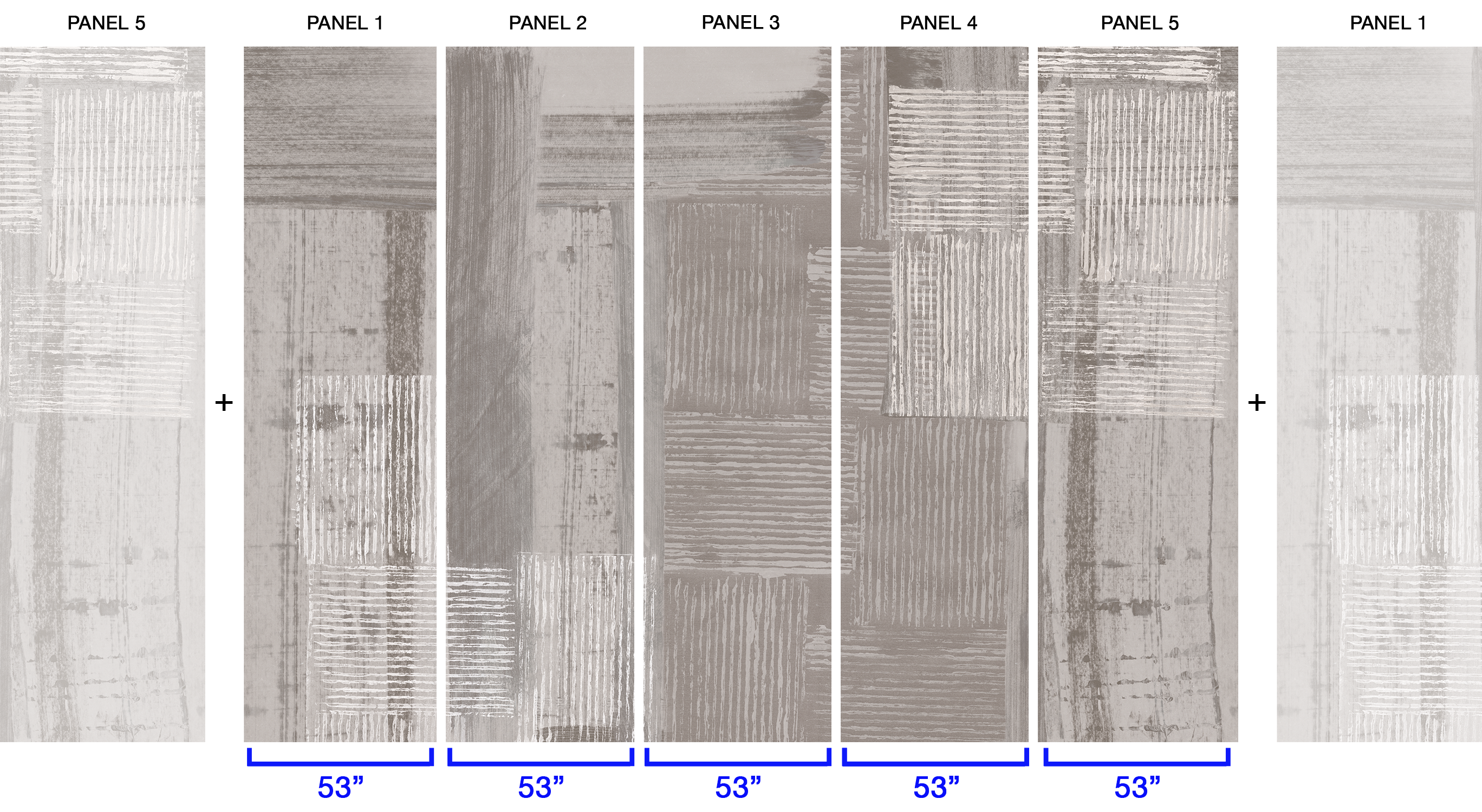 Image of Redwoods in Pebble - Wallpaper Mural - Quick Ship