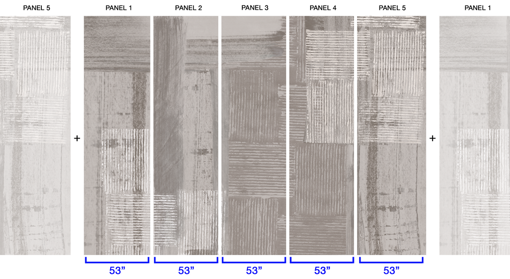 Redwoods in Pebble - Wallpaper Mural - Quick Ship
