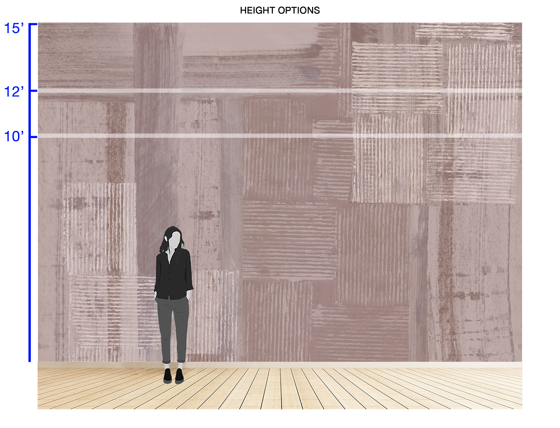 Image of Redwoods in Rosewater - Wallpaper Mural - Quick Ship