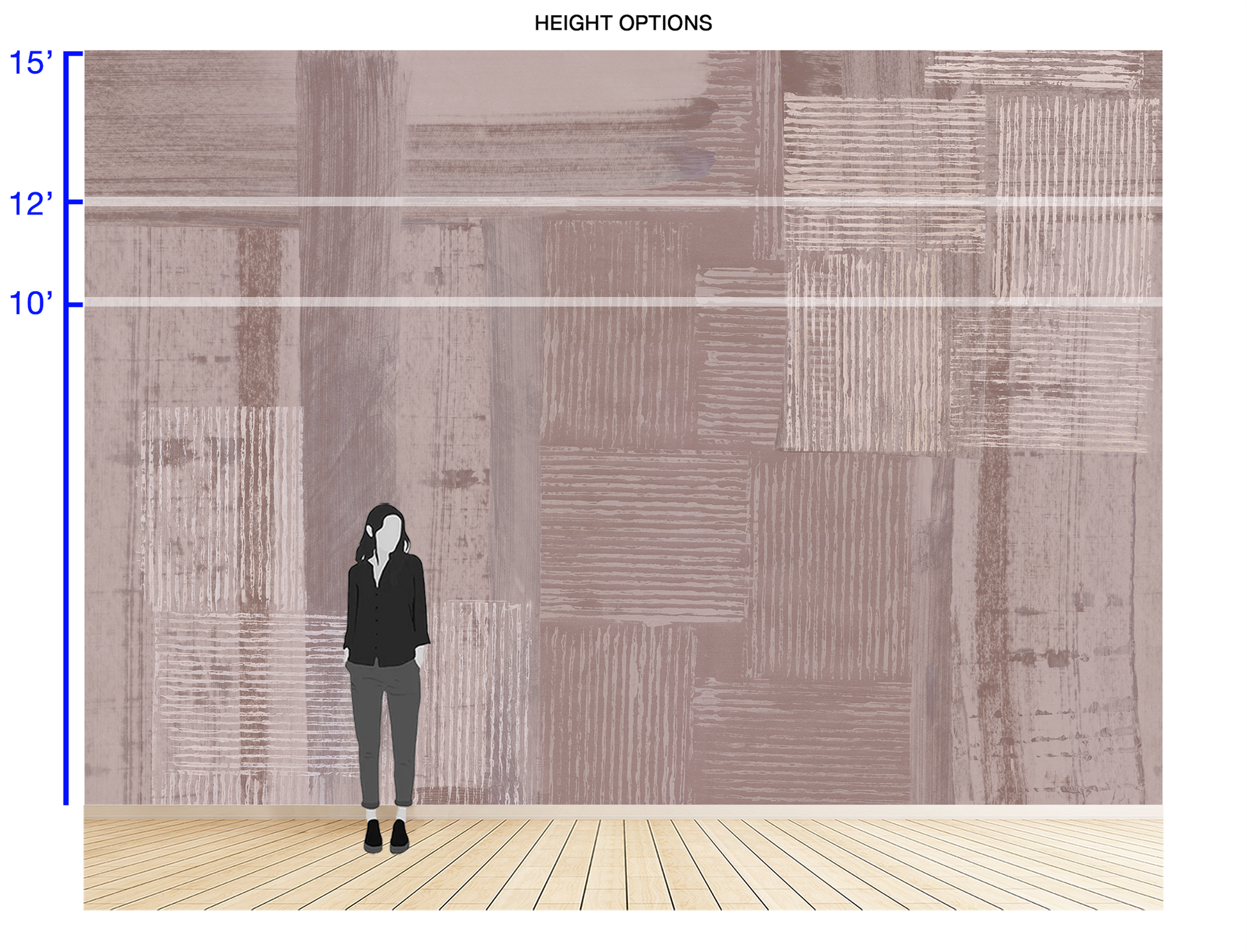 Redwoods in Rosewater - Wallpaper Mural - Quick Ship