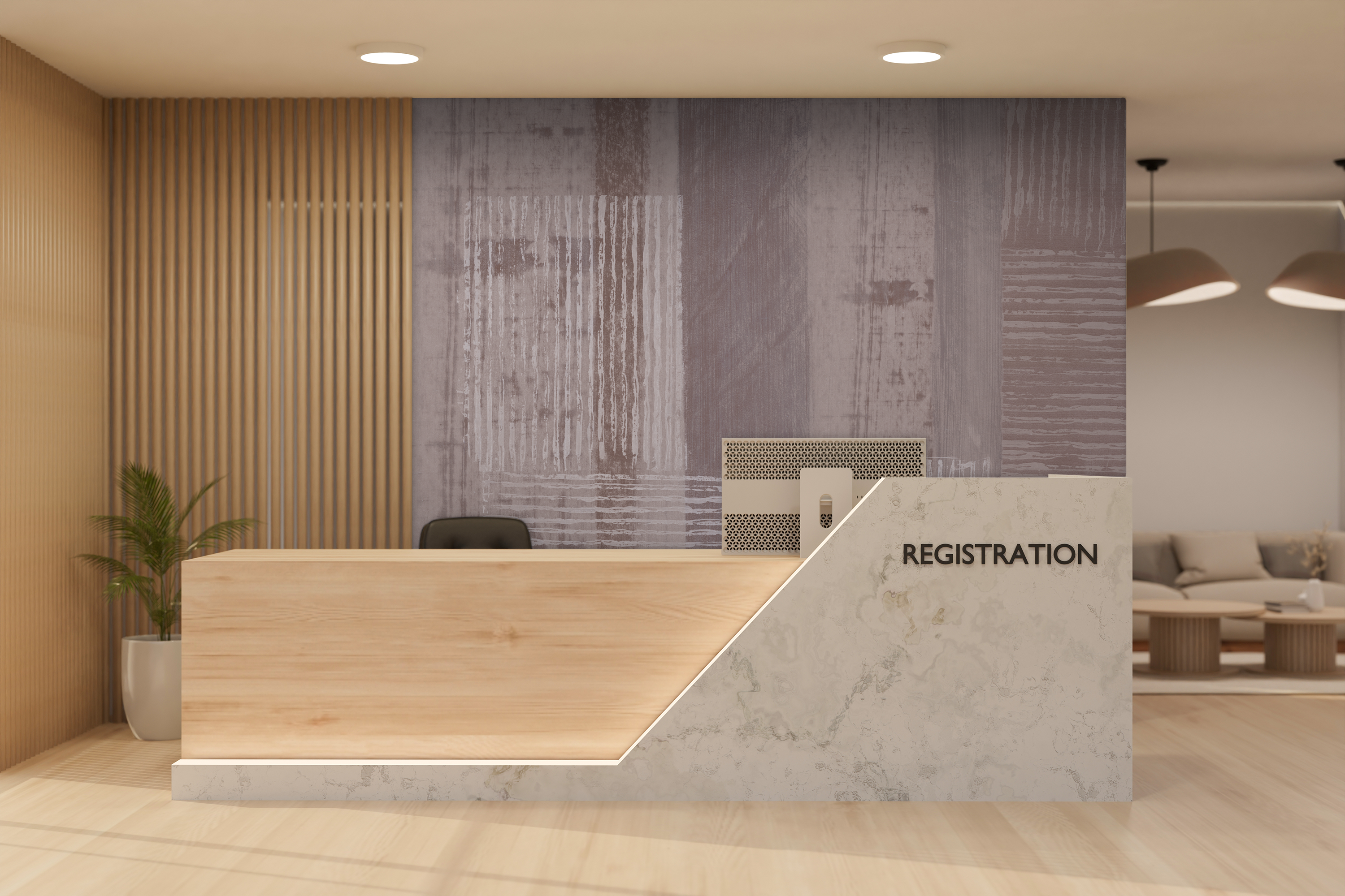 Image of Redwoods in Rosewater - Wallpaper Mural - Quick Ship