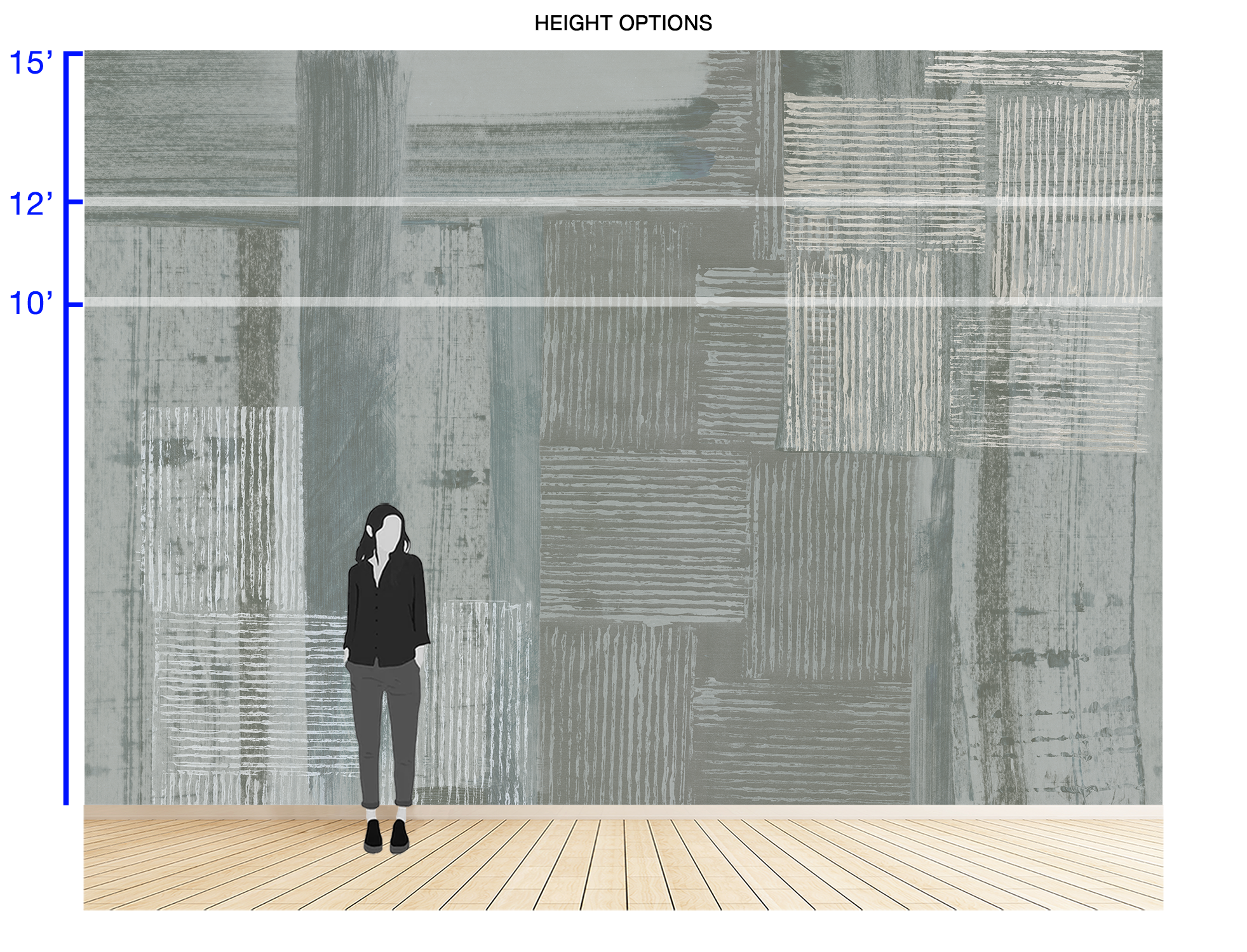 Image of Redwoods in Willow - Wallpaper Mural - Quick Ship