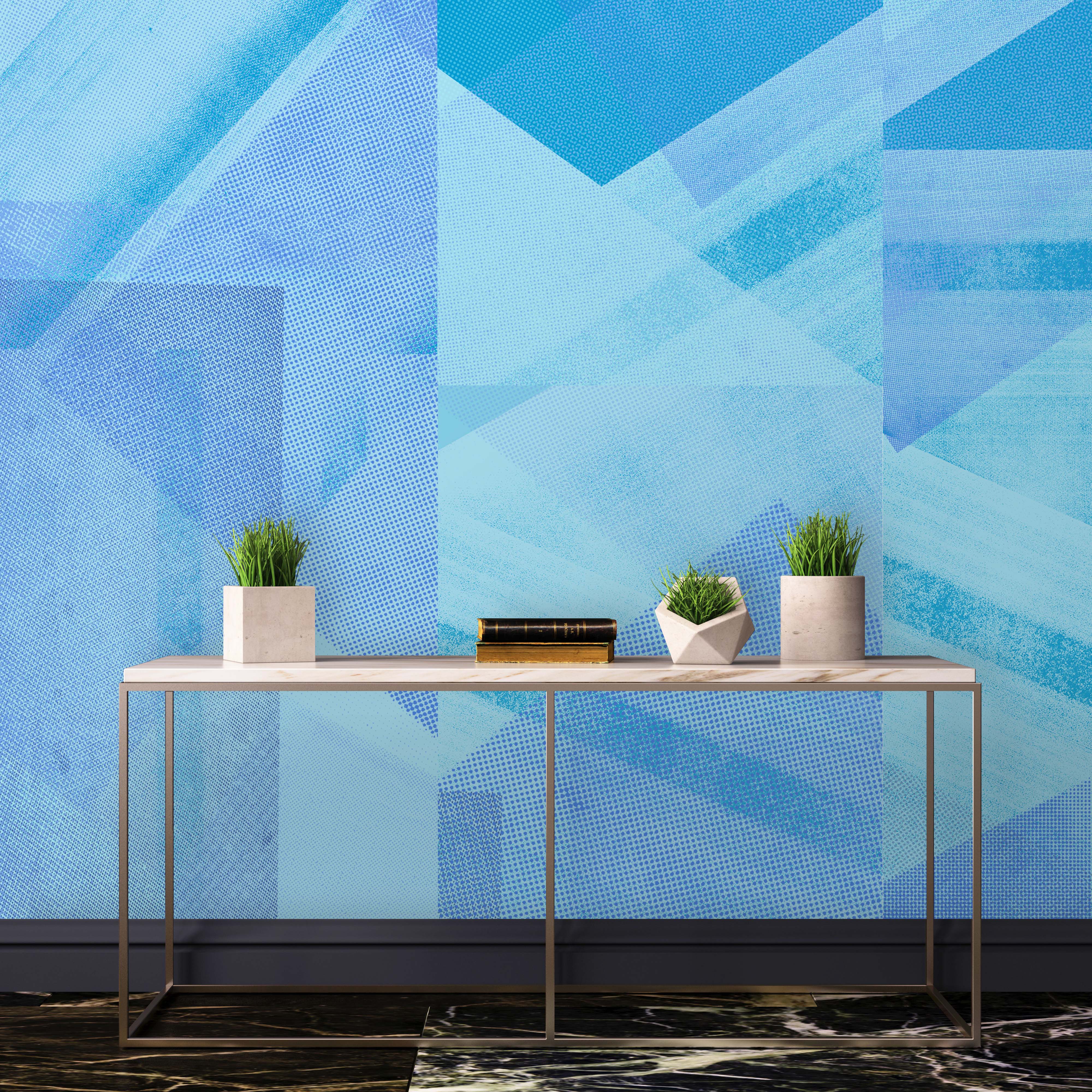 Image of Revolution Aqua - Mix and Match Wallpaper - Quick Ship