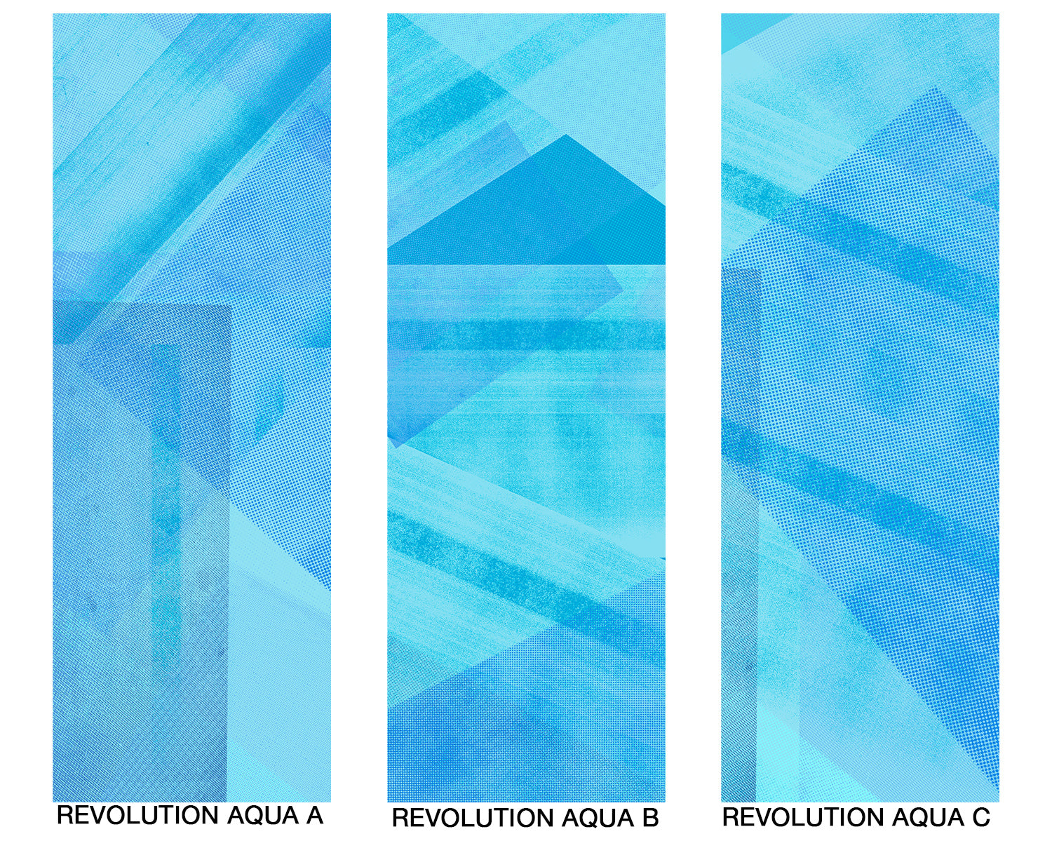 Image of Revolution Aqua - Mix and Match Wallpaper - Quick Ship