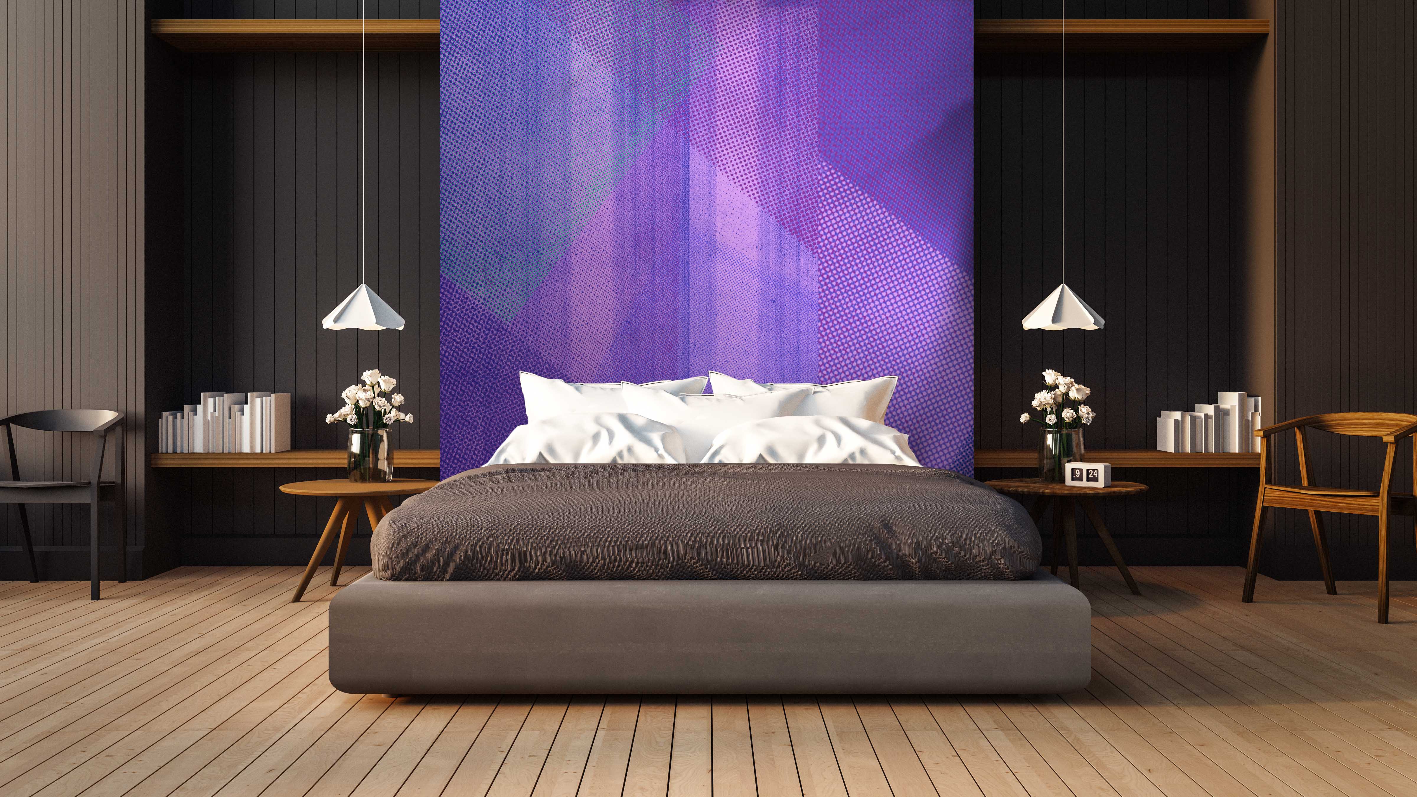 Image of Revolution Digital Lavender - Mix and Match Wallpaper - Quick Ship