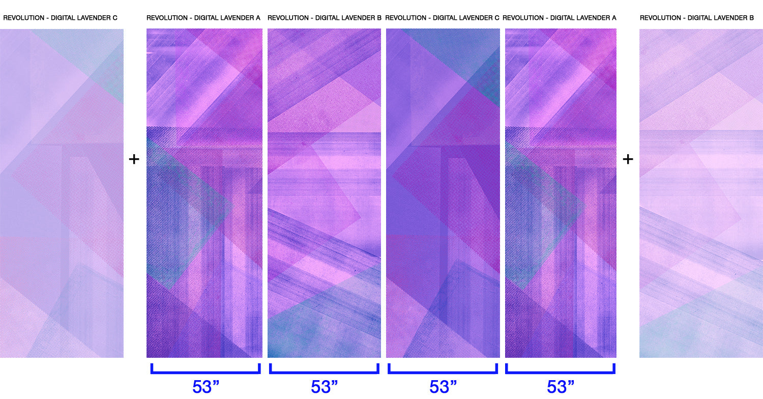 Image of Revolution Digital Lavender - Mix and Match Wallpaper - Quick Ship