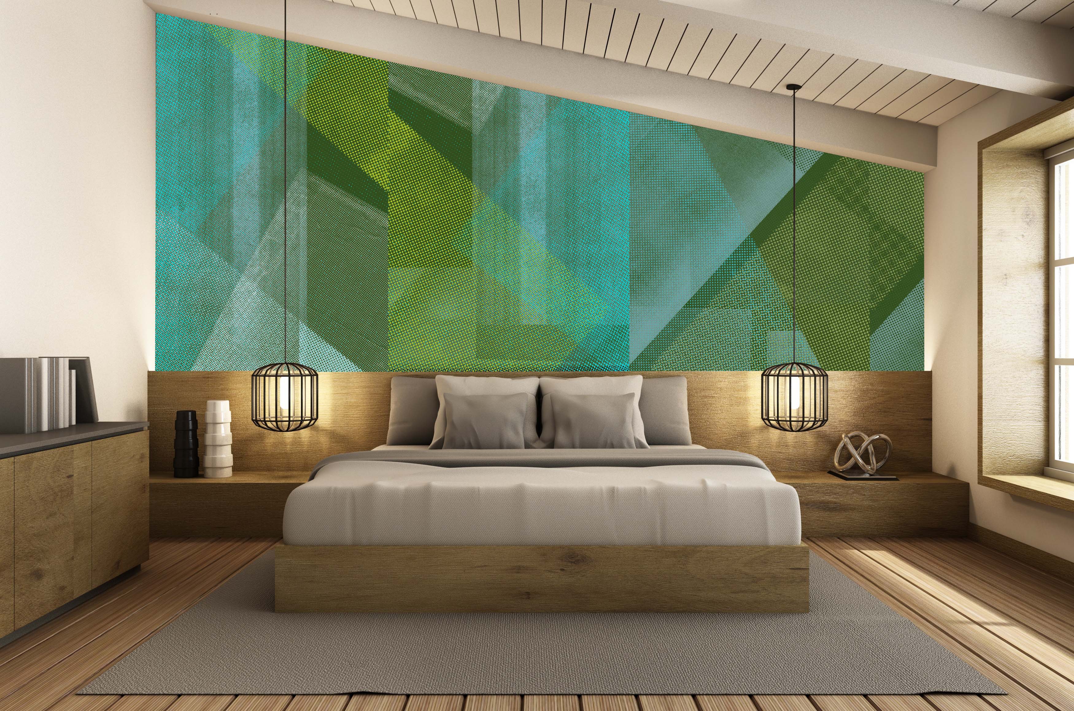Image of Revolution Green - Mix and Match Wallpaper - Quick Ship