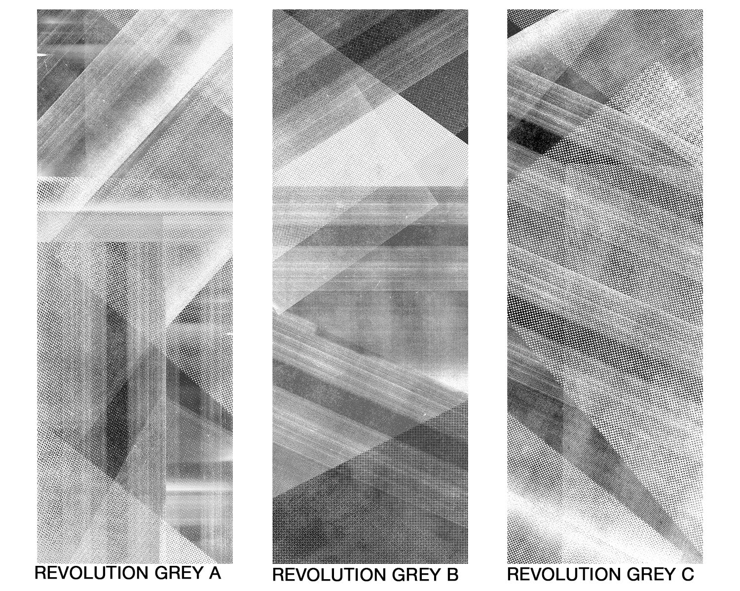 Image of Revolution Grey - Mix and Match Wallpaper - Quick Ship