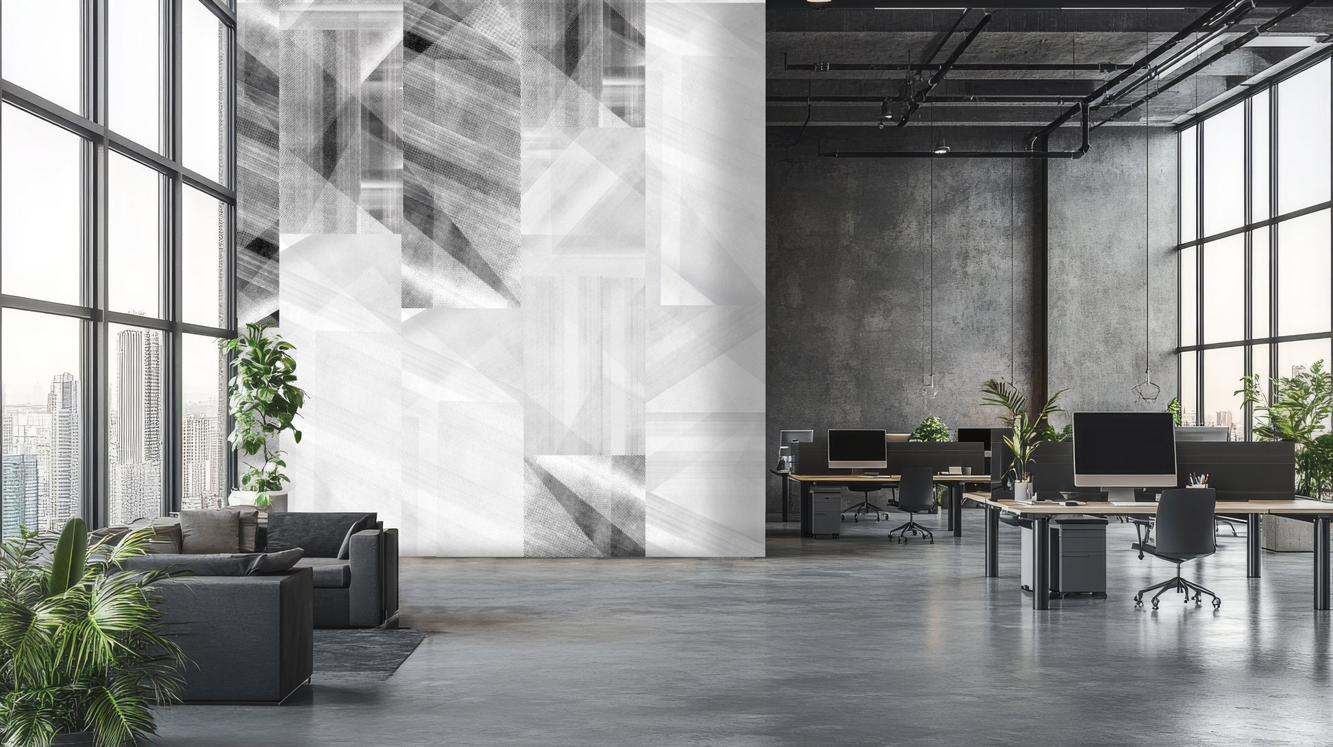 Revolution Grey - Mix and Match Wallpaper - Quick Ship