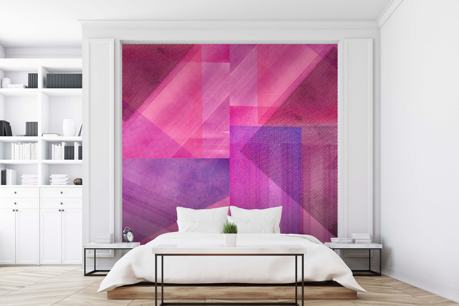 Revolution Hot Pink - Mix and Match Wallpaper - Quick Ship