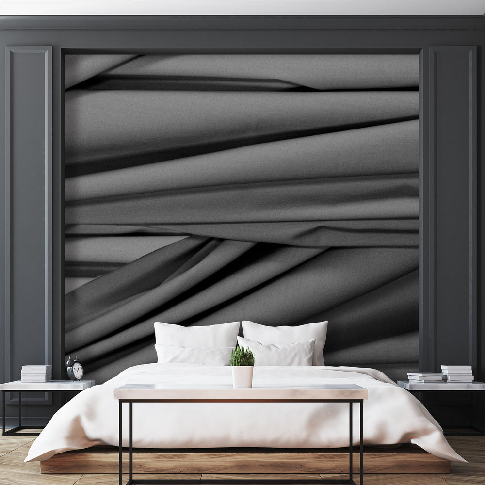 Rideaux Gris Made to Measure Mural