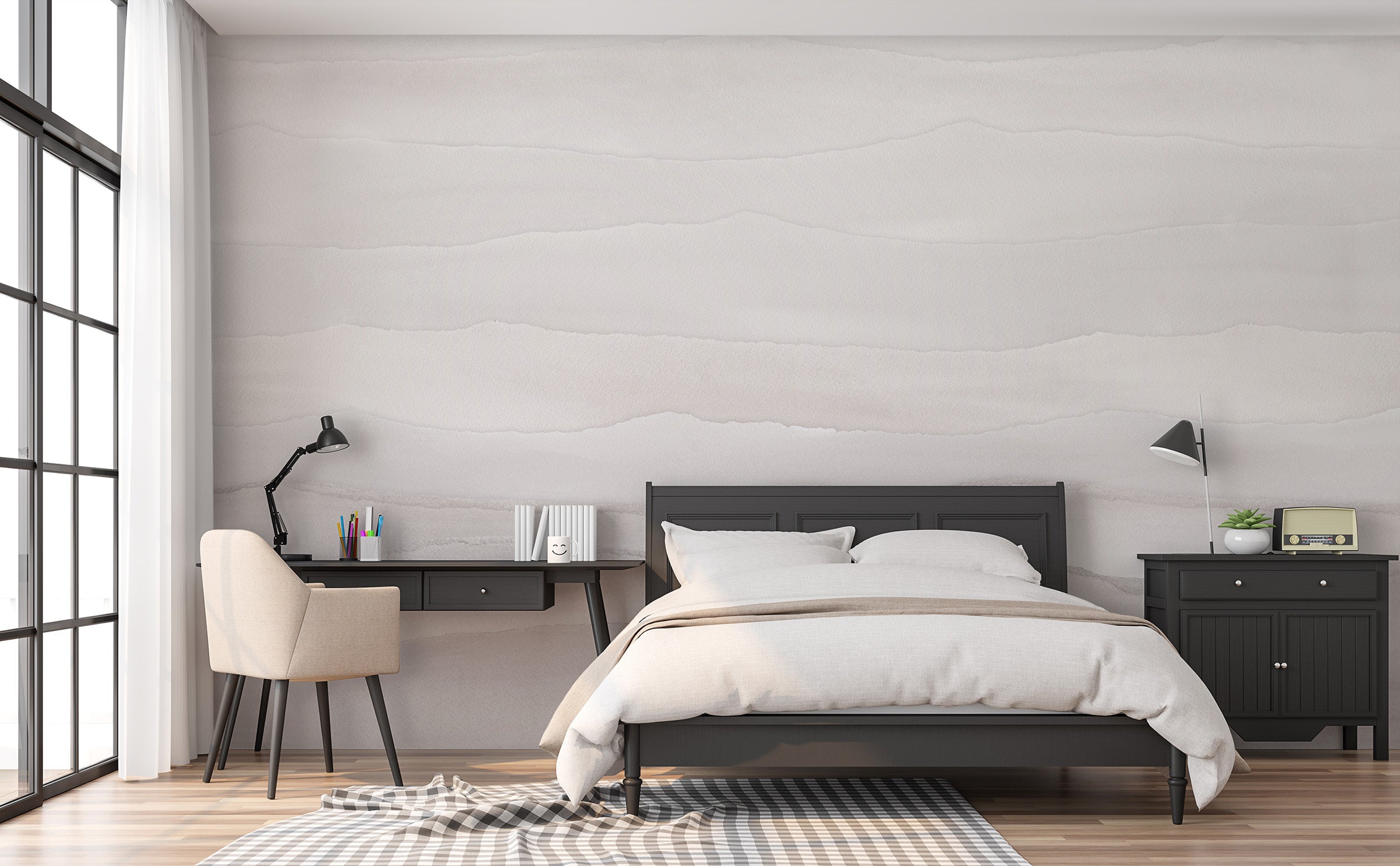 Image of Ripple in Bone - Quick Ship Mural