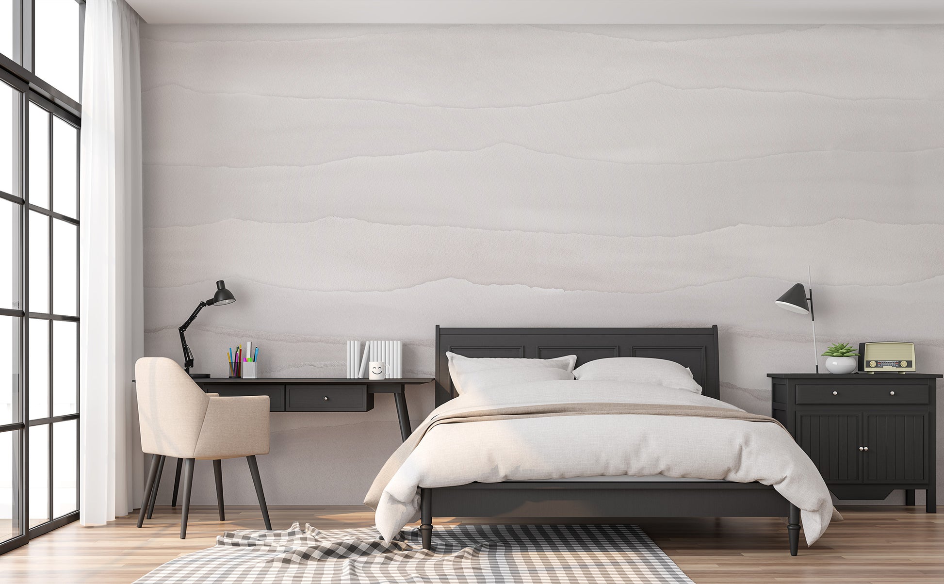 Ripple in Bone - Quick Ship Mural