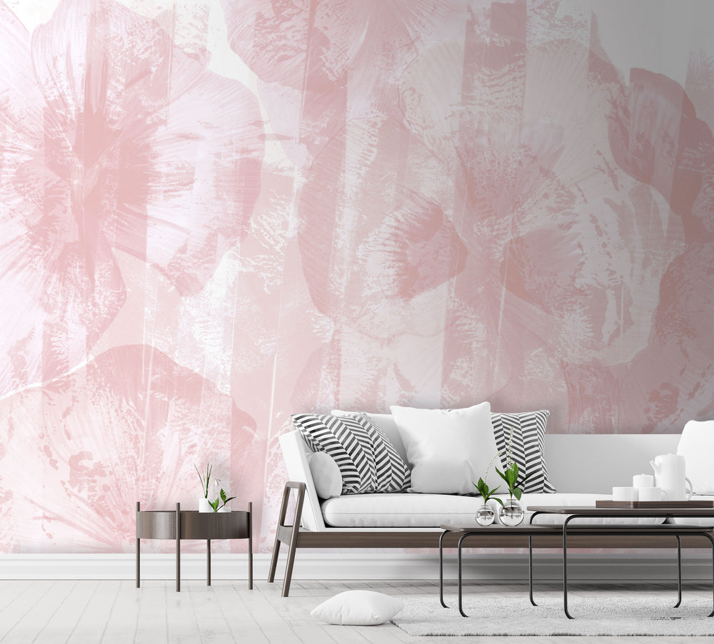 Roselle in Blush Made to Measure Mural