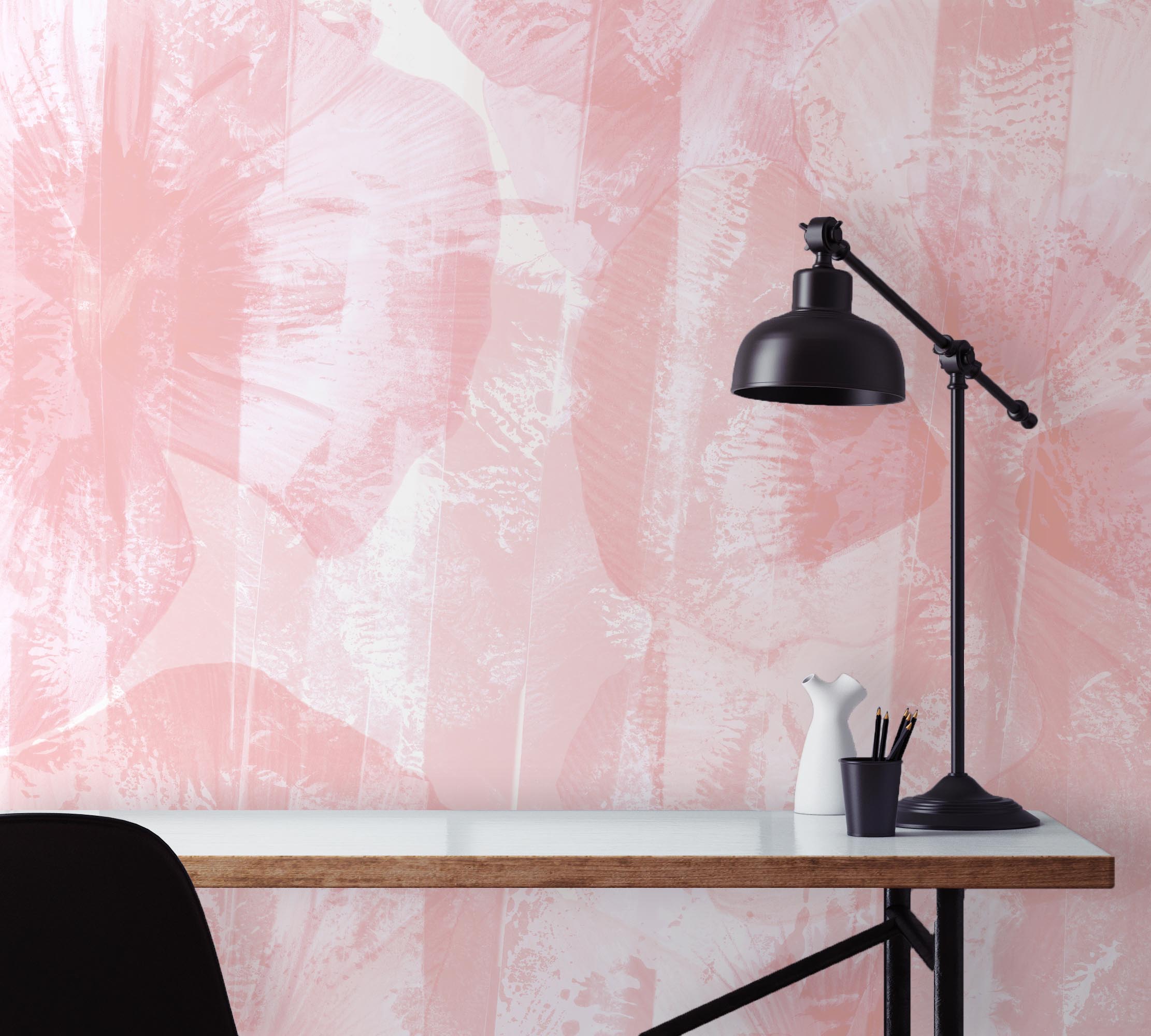 Image of Roselle in Blush Made to Measure Mural