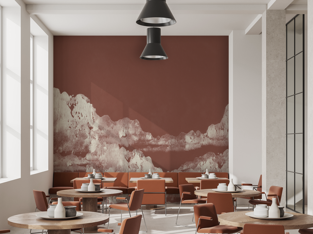 San Gabriel in Cinnabar - Wallpaper Mural - Quick Ship