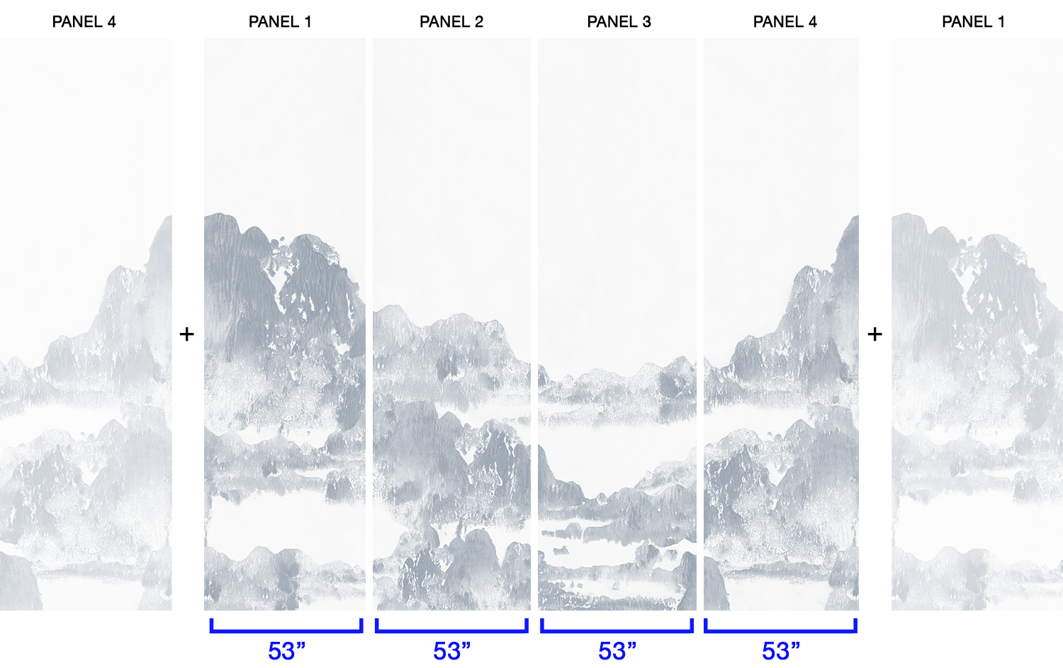 Image of San Gabriel in Dew - Wallpaper Mural - Quick Ship