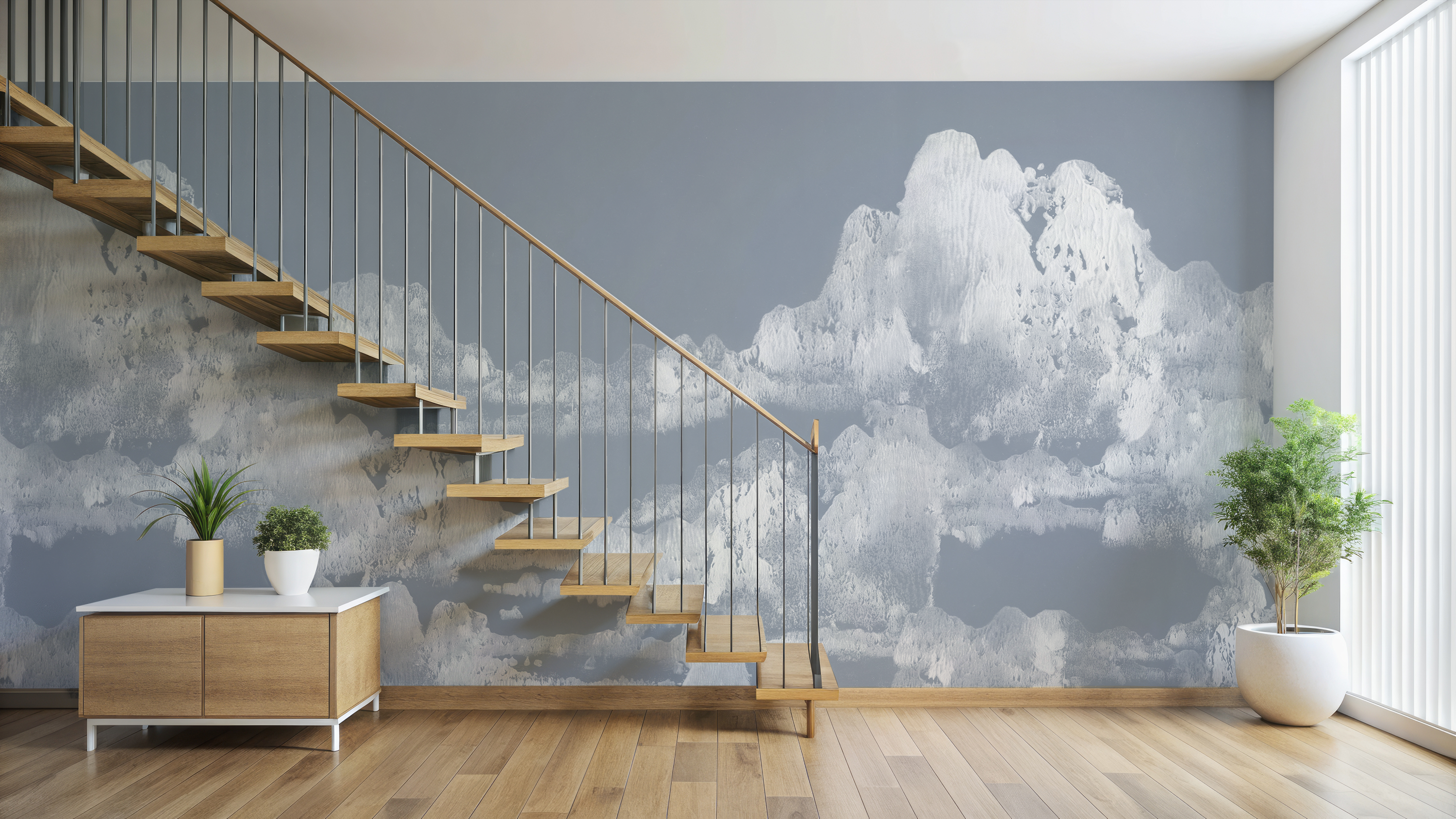 Image of San Gabriel in Inverted Dew - Wallpaper Mural - Quick Ship