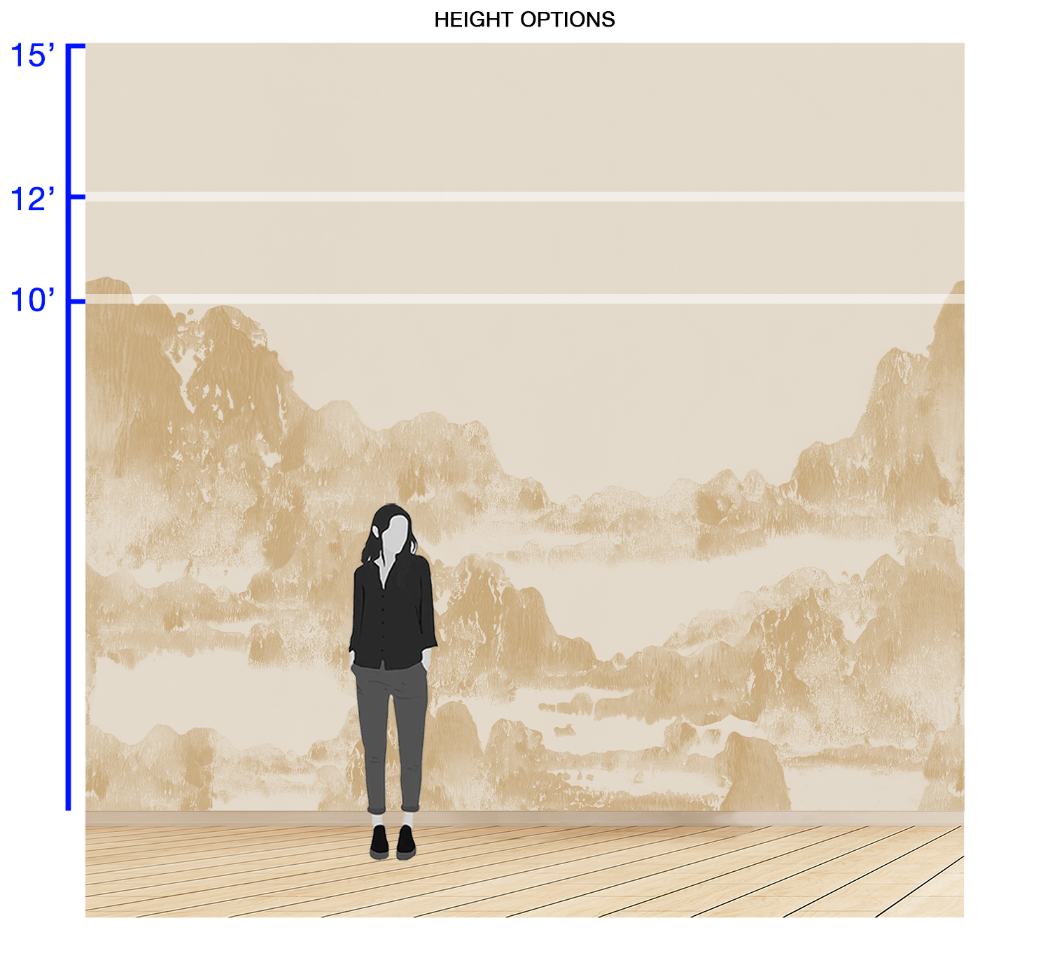 Image of San Gabriel in Harvest - Wallpaper Mural - Quick Ship