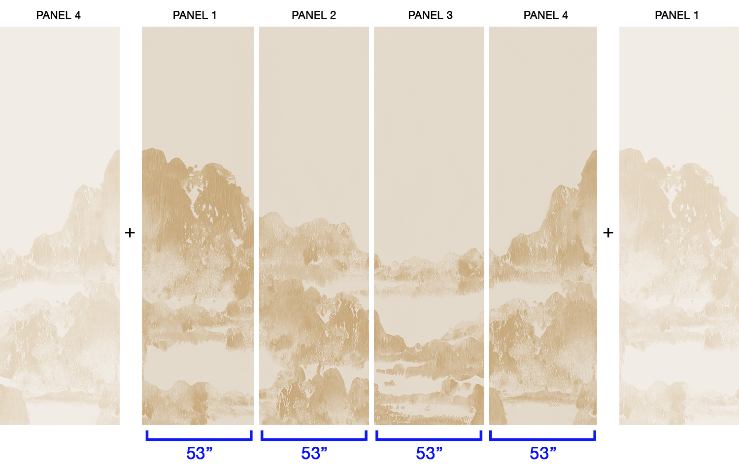 Image of San Gabriel in Harvest - Wallpaper Mural - Quick Ship