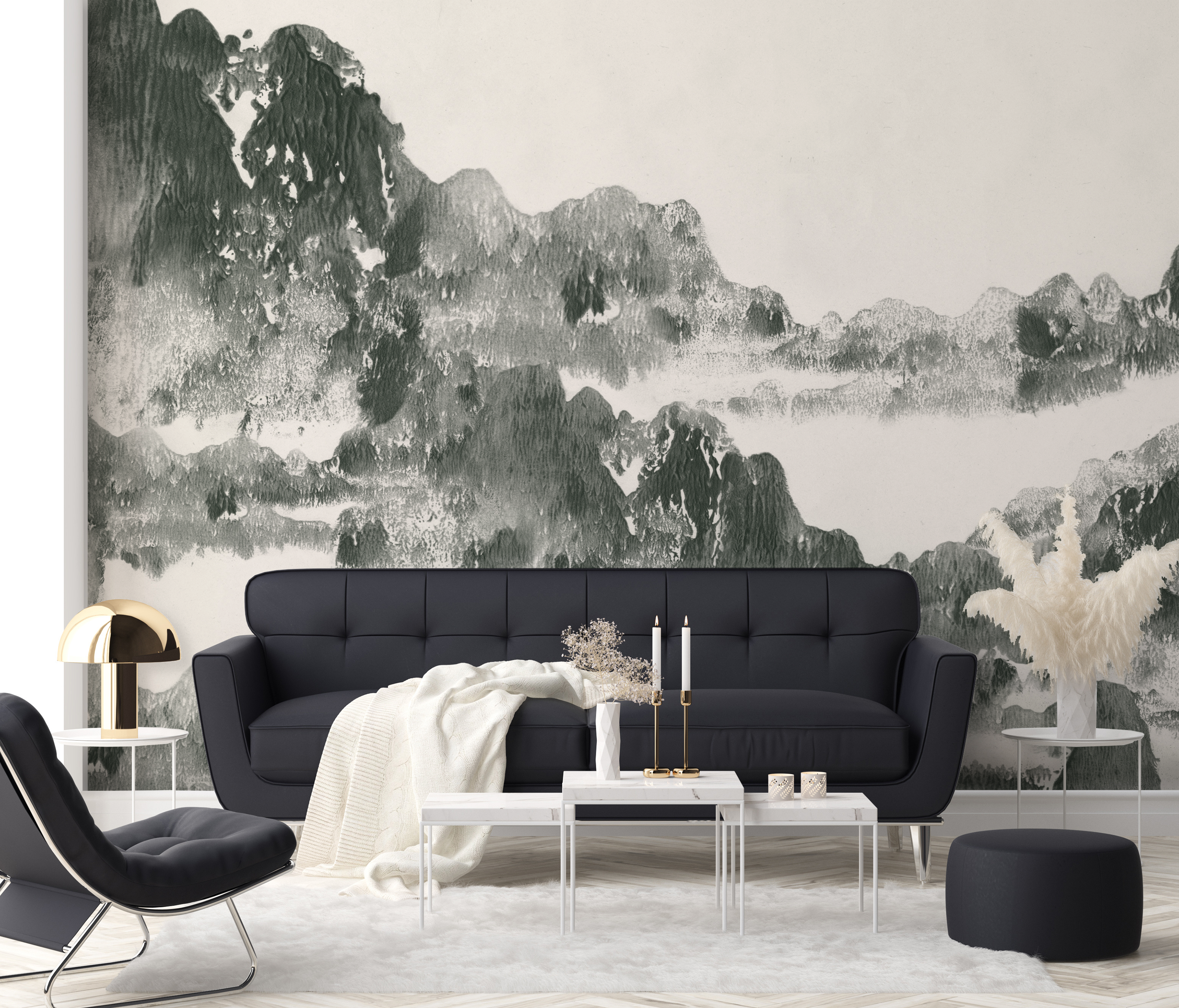Image of San Gabriel in Hemlock - Wallpaper Mural - Quick Ship