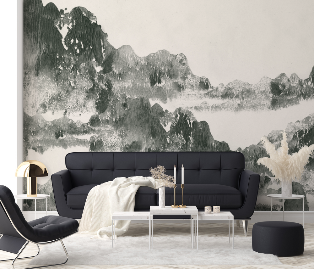 San Gabriel in Hemlock - Wallpaper Mural - Quick Ship