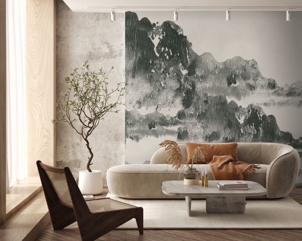 San Gabriel in Hemlock - Wallpaper Mural - Quick Ship