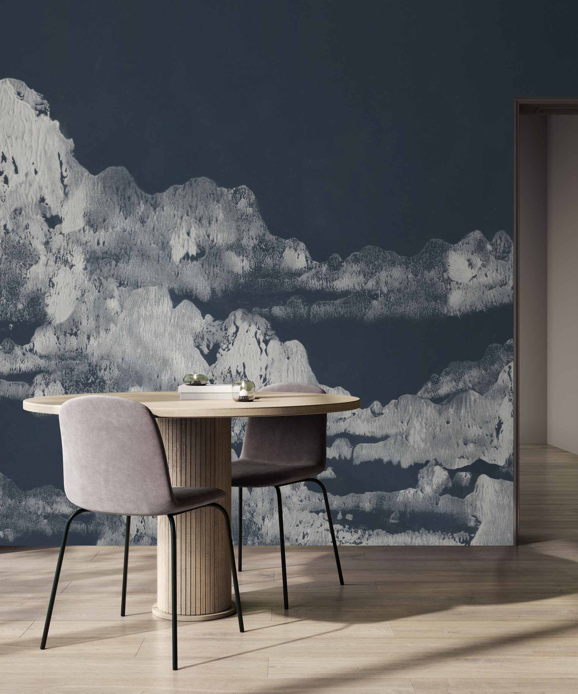 San Gabriel in Inverted Midnight - Wallpaper Mural - Quick Ship