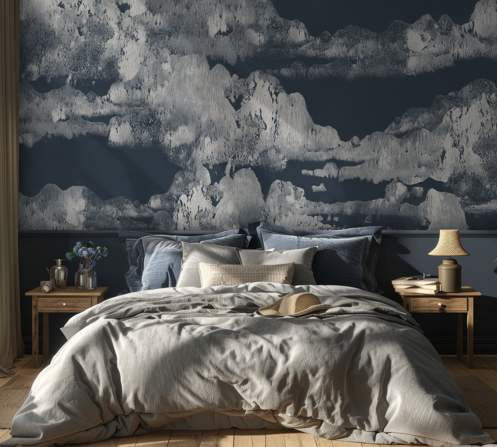San Gabriel in Inverted Midnight - Wallpaper Mural - Quick Ship