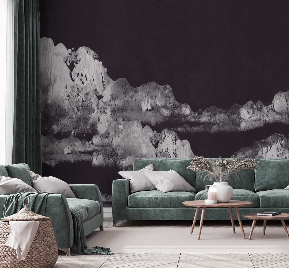 San Gabriel in Inverted Orchid Mist - Wallpaper Mural - Quick Ship