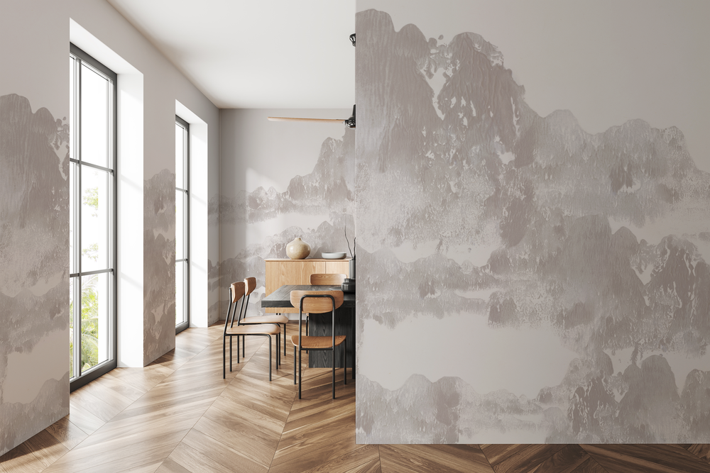 San Gabriel in Pebble - Wallpaper Mural - Quick Ship