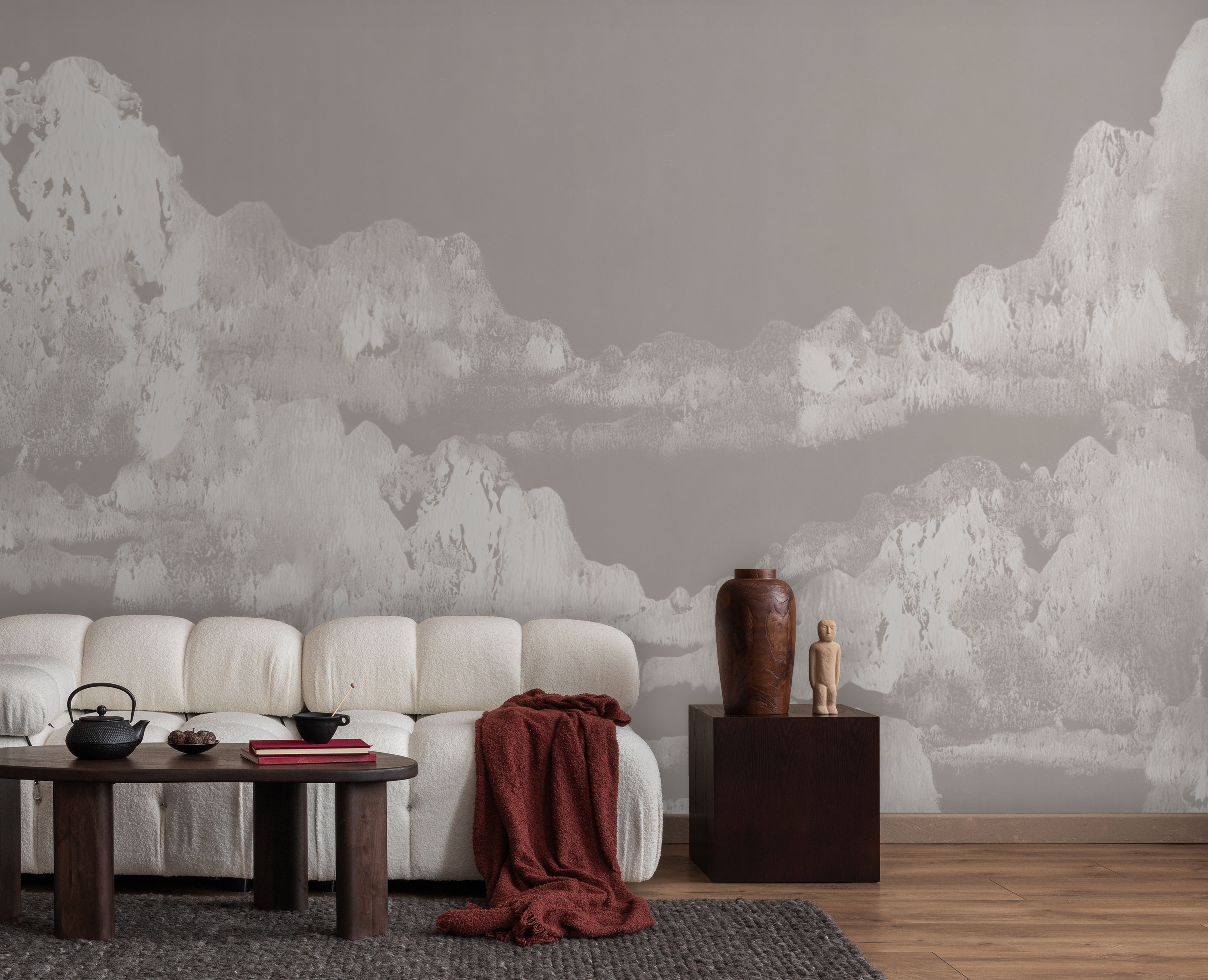 Image of San Gabriel in Inverted Pebble - Wallpaper Mural - Quick Ship