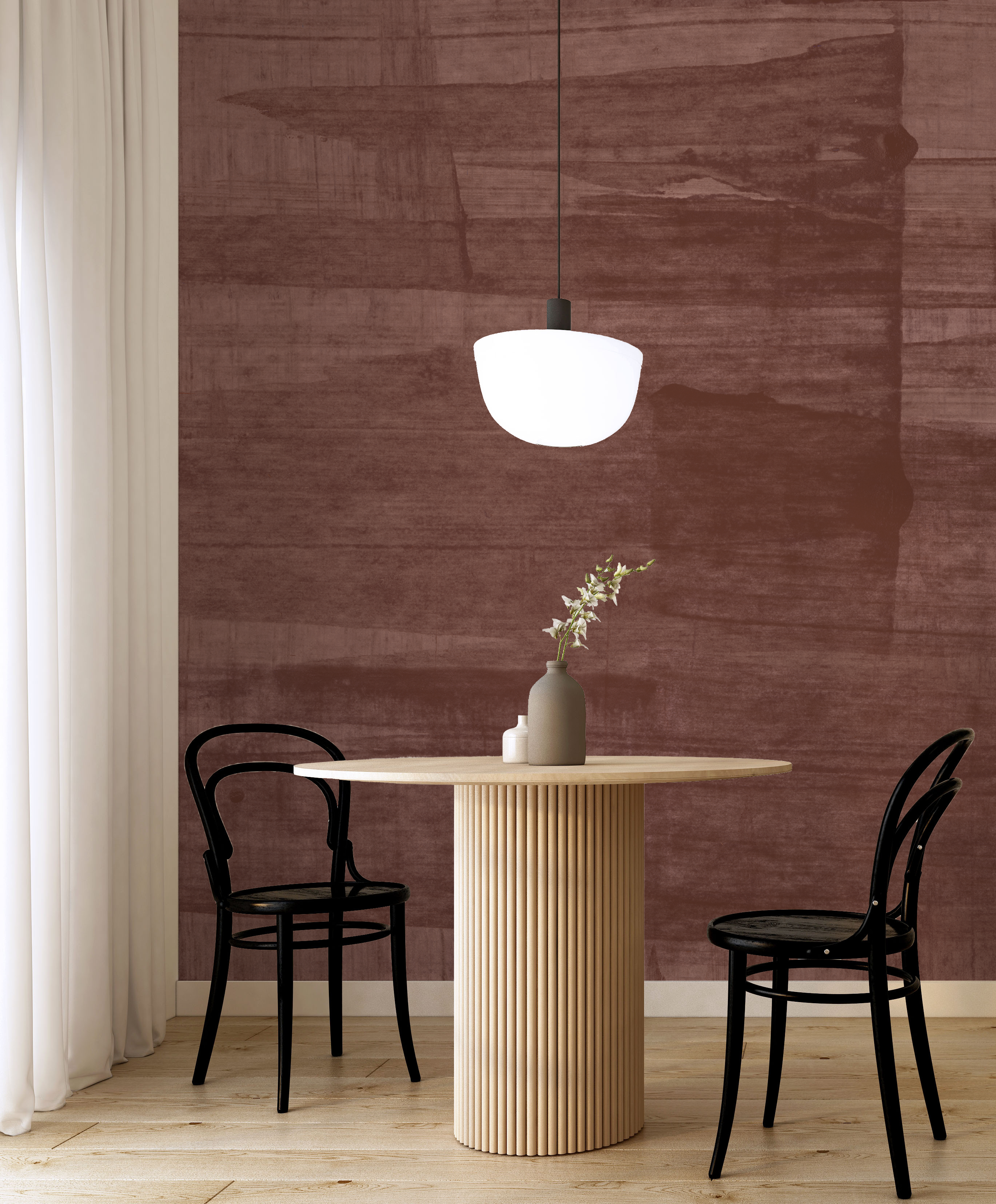 Image of San Joaquin in Cinnabar - Wallpaper Mural - Quick Ship